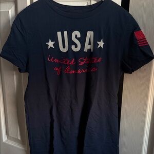 Navy USA Graphic T-Shirt